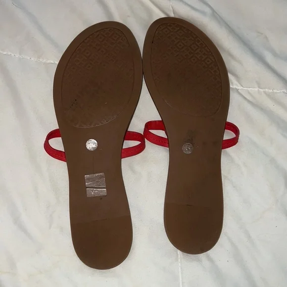 Red Tory Burch Sandals - Picture 3 of 3